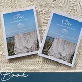 The Cove books (UK and US terms) arelaying on a sample blanket