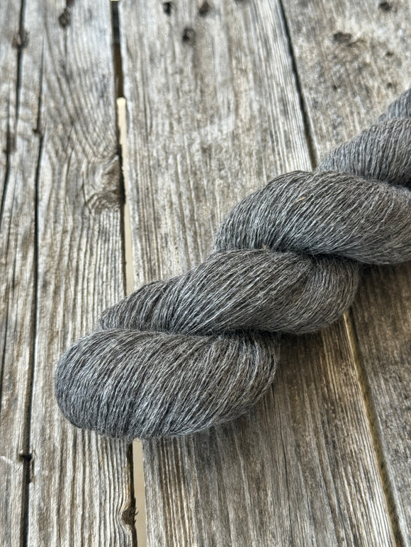 Pure Alpaca - Lace weight/ 2ply - medium grey - limited edition