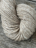 DK/ 8ply - merino suri blend - undyed in Riverbank