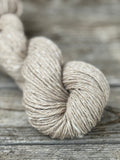DK/ 8ply - merino suri blend - undyed in Riverbank