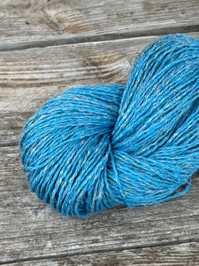 Summer Fiesta - merino linen blend  - Aqua – 5ply / Sports weight