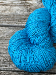 100% Merino yarn - Light Fingering / 3-4ply - Smurf Blue